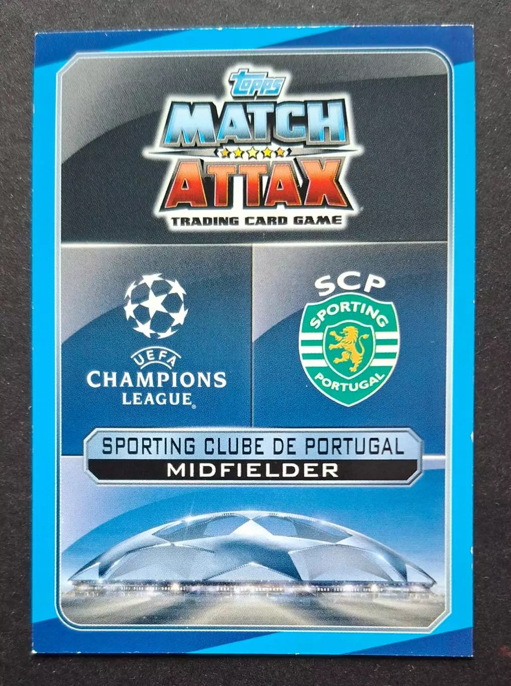 Картка Topps Alan Ruiz / Алан Руїс Спортінг Португалія Ліга Чемпіонів 2016/17 1