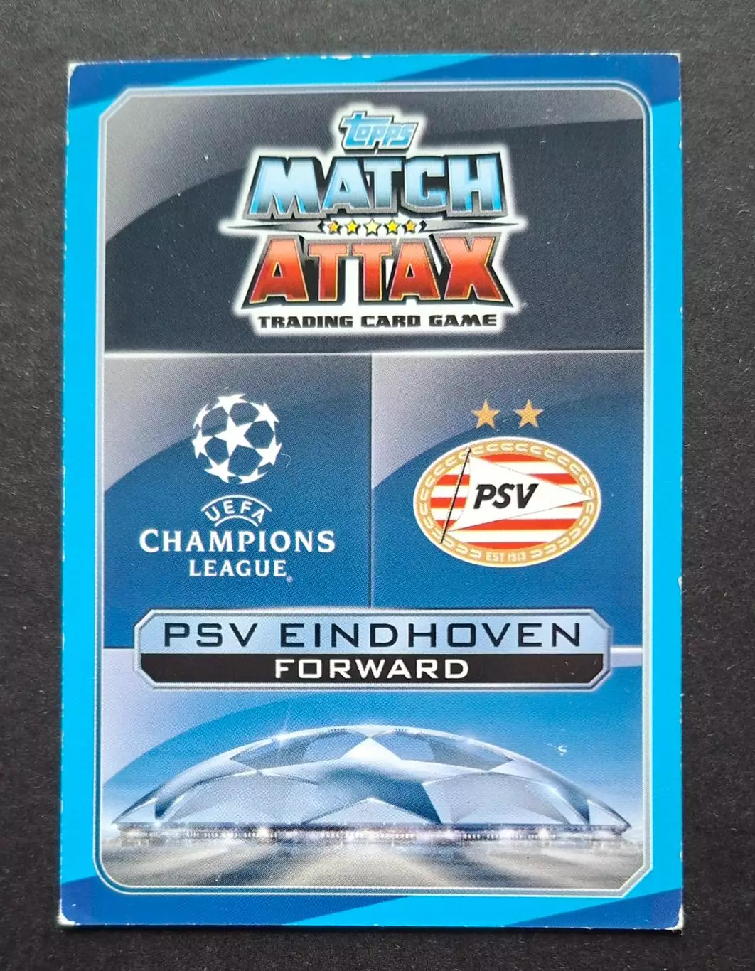 Картка Topps Luciano Narsingh / Лусіано Нарсінг Ейндховен Нідерланди ЛЧ 2016/17 1