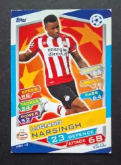 Картка Topps Luciano Narsingh / Лусіано Нарсінг Ейндховен Нідерланди ЛЧ 2016/17