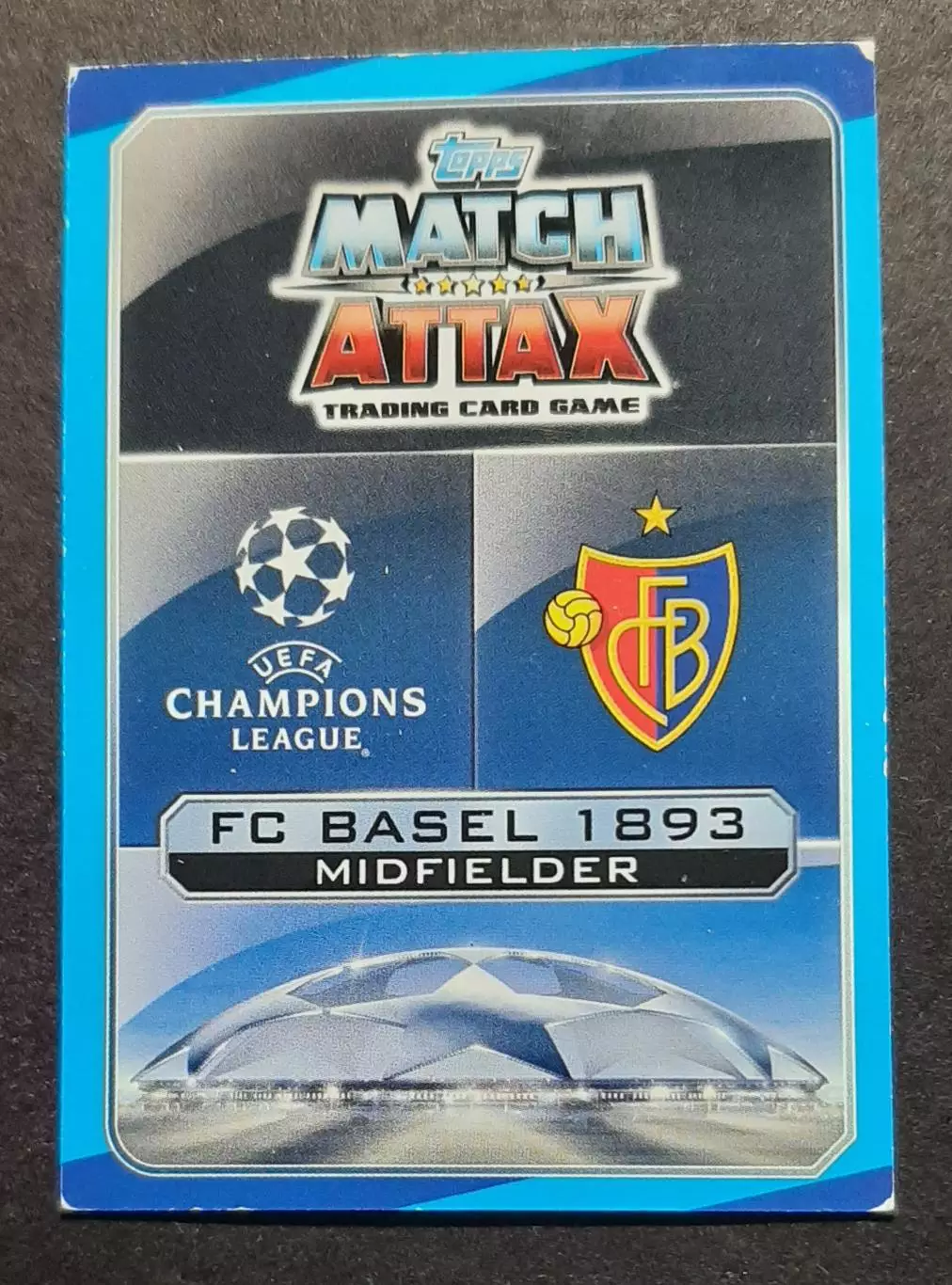 Картка Topps Birkir Bjarnason / Біркір Б'яднасон Базель Швейцарія ЛЧ 2016/17 1