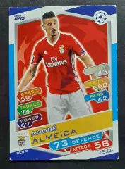 Картка Topps Andre Almeida /Андре Алмейда Бенфіка Португалія Ліга Чемпіонів 2016