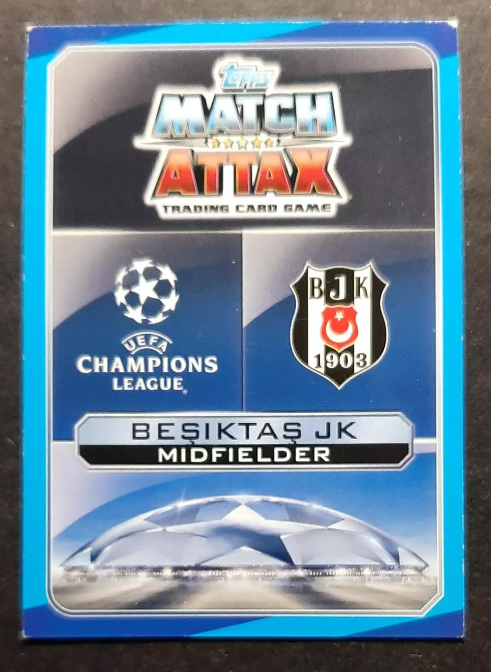 КарткаTopps Oguzhan Ozyakup / Огузхан Озьякуп Бешикташ Туреччина ЛЧ 2016/17 1