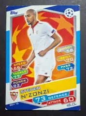 Картка Topps Steven N'Zonzi / Стівен Н'Зонзі Севілья Іспанія Ліга Чемпіонів 2016
