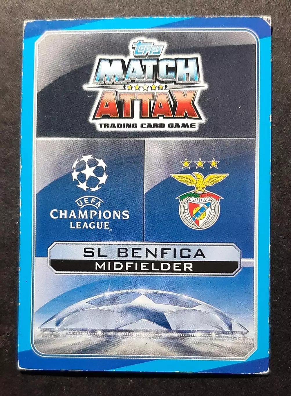 Картка Topps Franco Cervi / Франко Черві Бенфіка Португалія Ліга Чемпіонів 2016 1