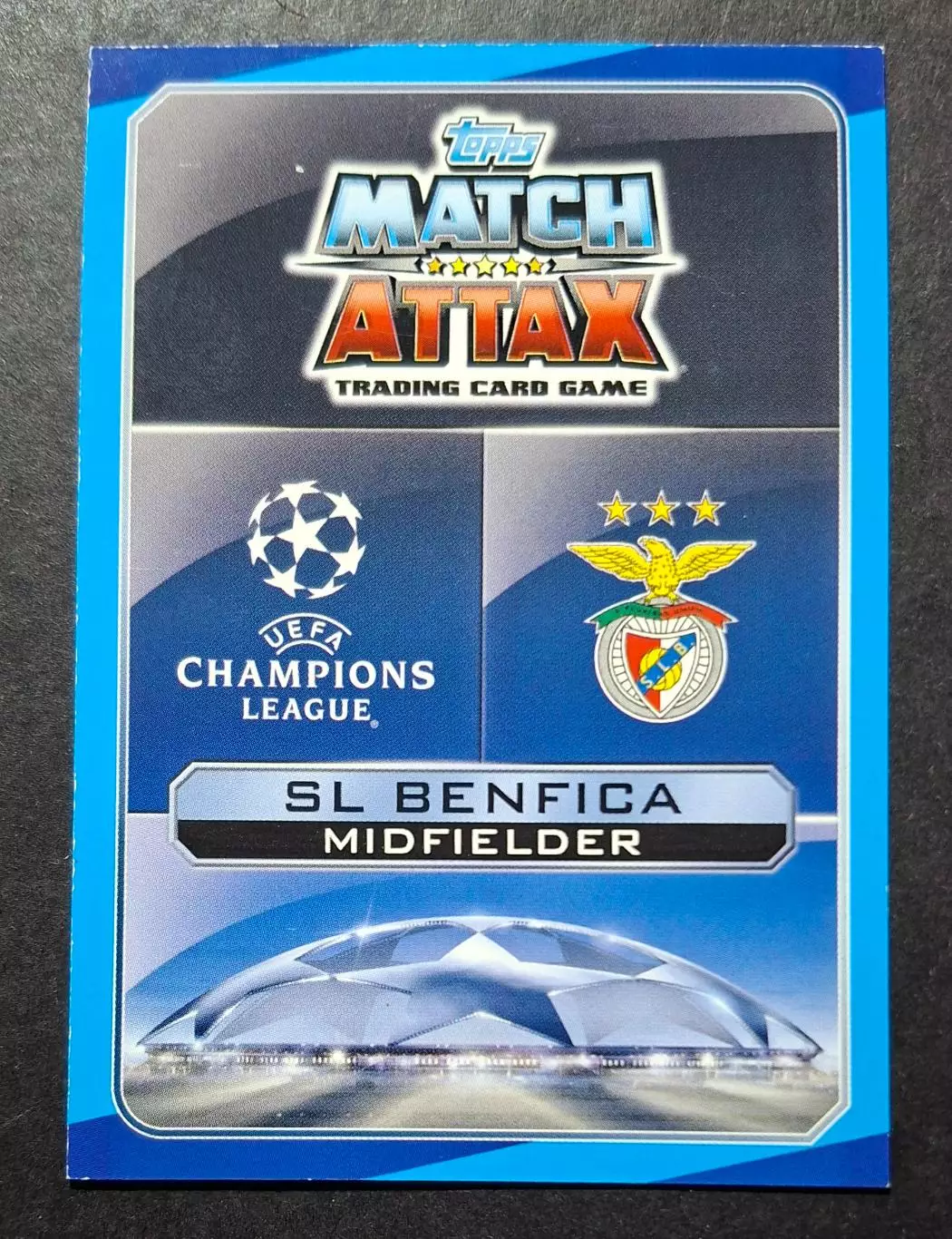 Картка Topps Andreas Samaris / Андреас Самаріс Бенфіка Португалія ЛЧ 2016/17 1