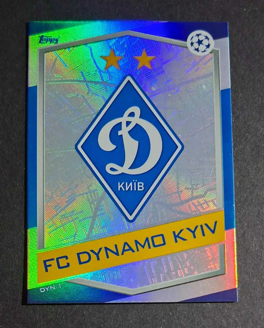Картка Topps Dynamo Kyiv / Динамо Київ Ліга Чемпіонів 2016/17