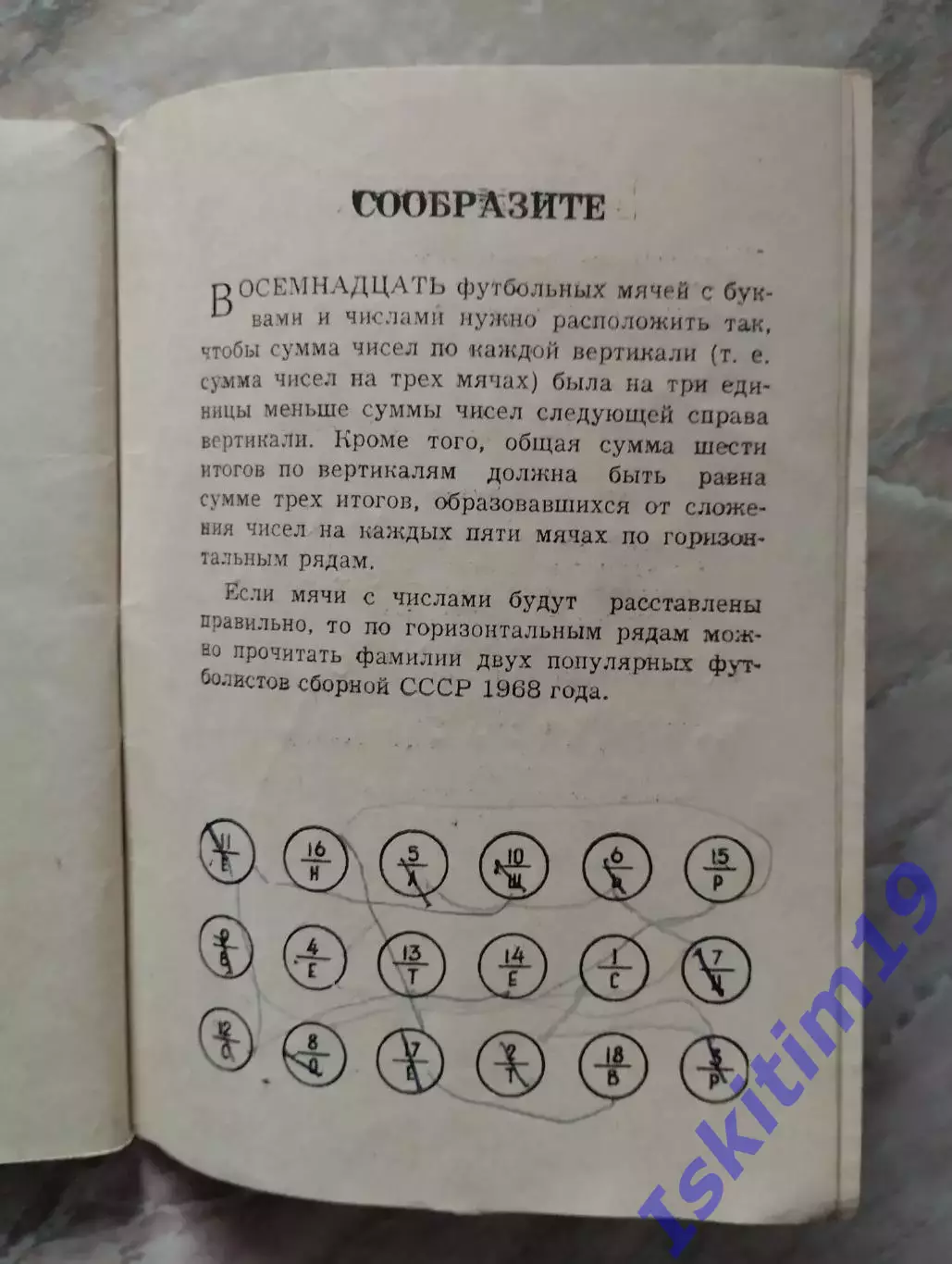 Футбольный календарь. Первенство СССР 1968 года 1