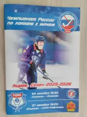 Родина Киров - Енисей Красноярск. 24.12.2025. СКА-Нефтяник Хабаровск. 27.12.2025