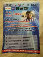 Афиша. Хоккей с мячом. Чемпионат России среди ветеранов. Новосибирск. 2026