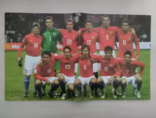 Плакат. Сборная России по футболу 2008