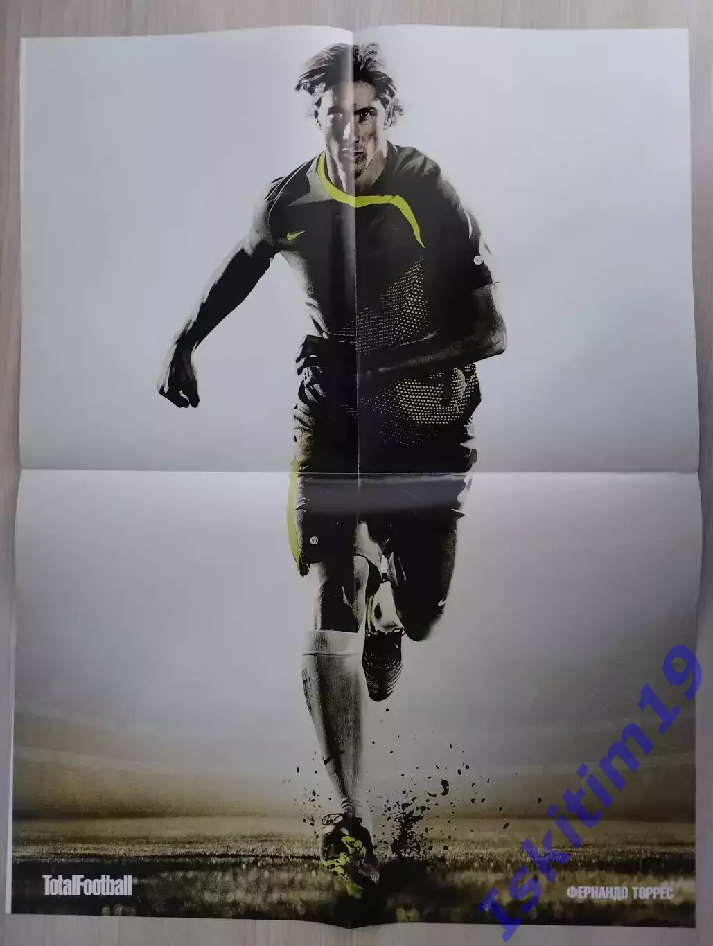 Плакат TotalFootball. Фернандо Торрес/Весли Снайдер