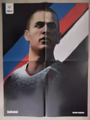 Плакат TotalFootball. Карим Бензема/Уэйн Руни FIFA 10