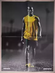 Плакат TotalFootball. Флоран Малуда/Рафаэль Маркес