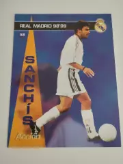 Карточка № 58 Санчис. PANINI Реал Мадрид 1998-1999