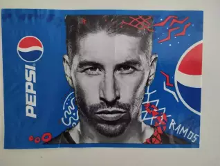 Этикетка. Пепси. Серхио Рамос