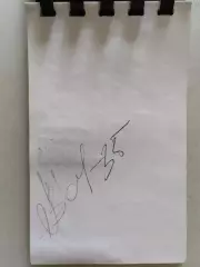 Автограф. Александр Вьюхин. Хоккей