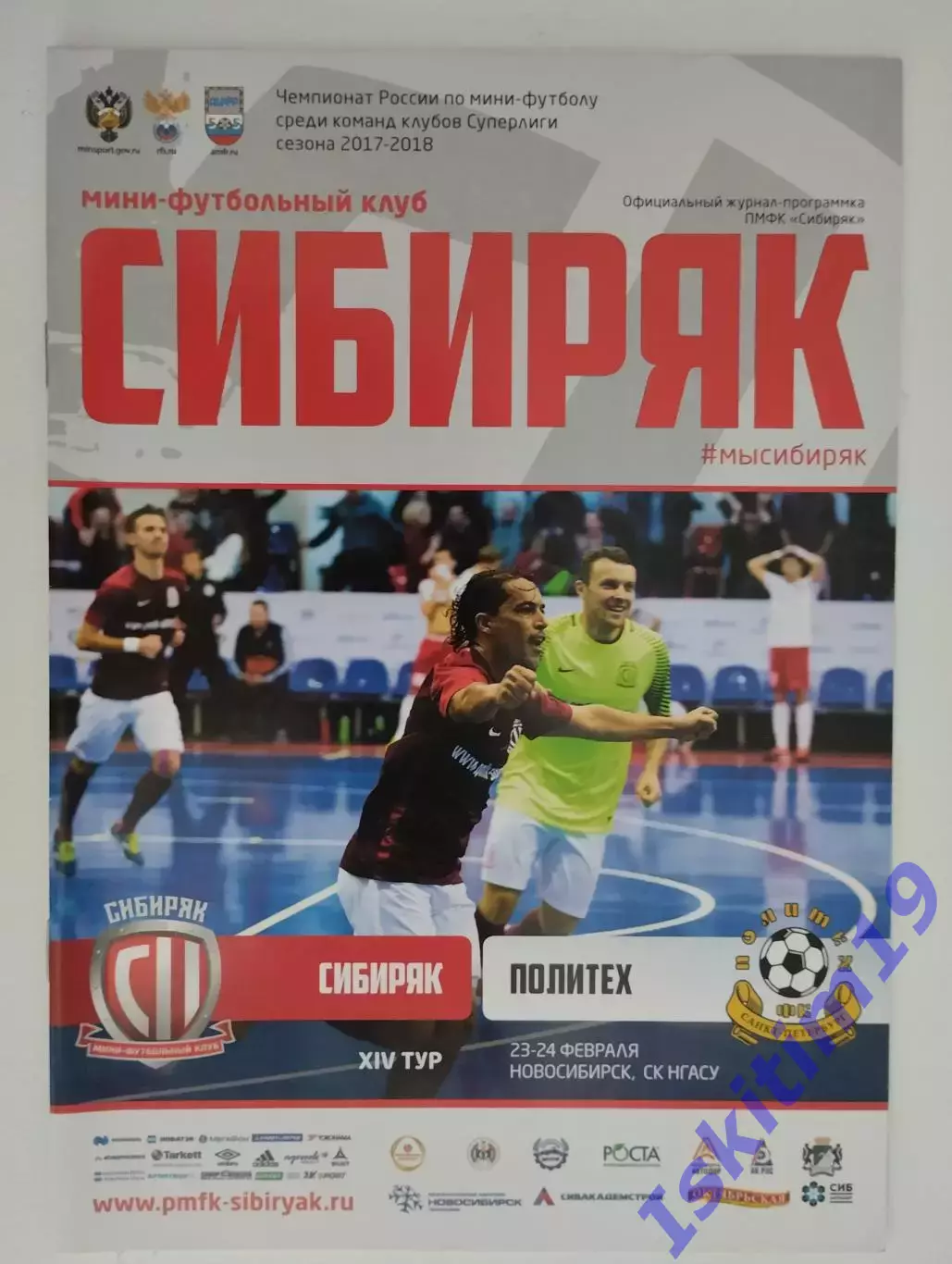 Суперлига. Сибиряк Новосибирск - Политех Санкт-Петербург. 23-24.02.2018