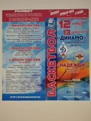 Премьер-Лига. Динамо Новосибирск - Надежда Оренбург. 12-13.04.2022