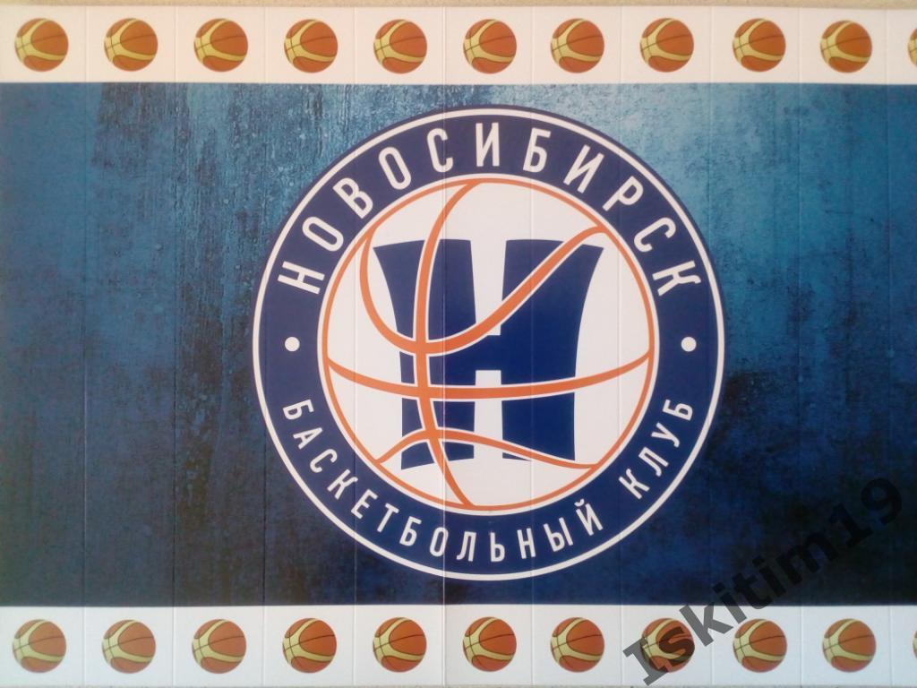 Трещотка болельщика. Баскетбол БК Новосибирск (новый логотип) (1)