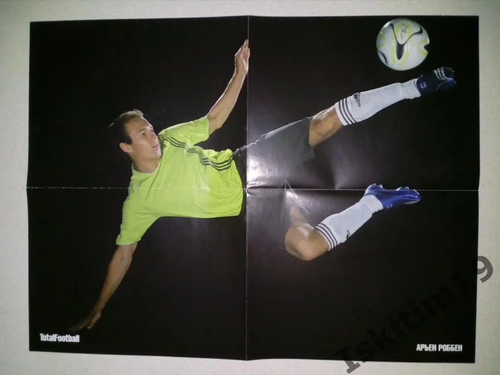 Плакат TotalFootball Арьен Роббен/Дидье Дрогба, Джон Терри, Михаэль Баллак