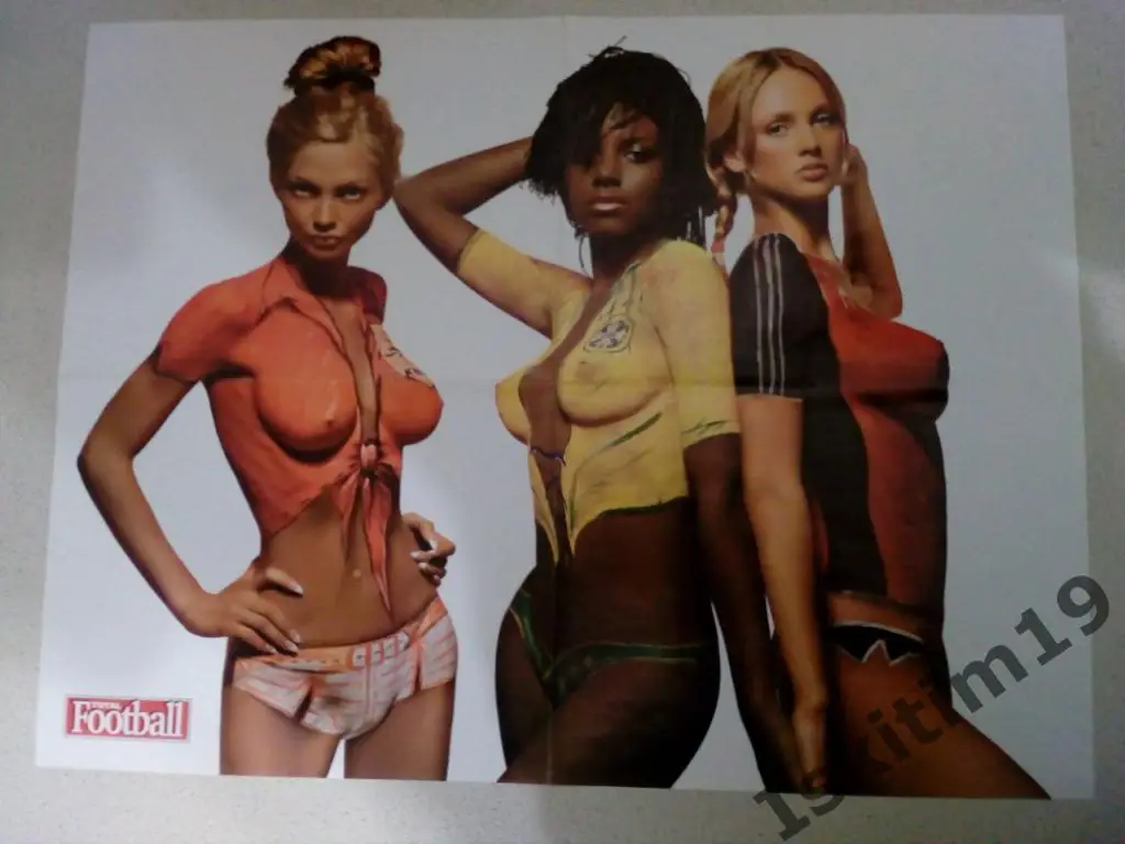 Плакат TotalFootball футболистки