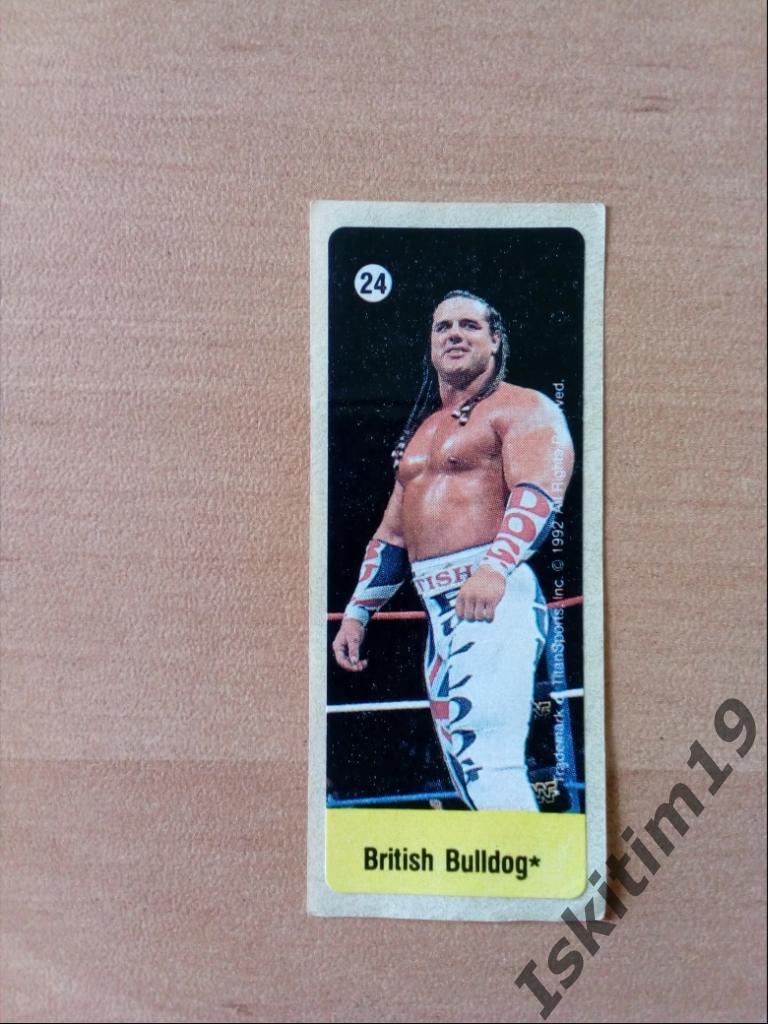 Вкладыш наклейка British Bulldog # 24