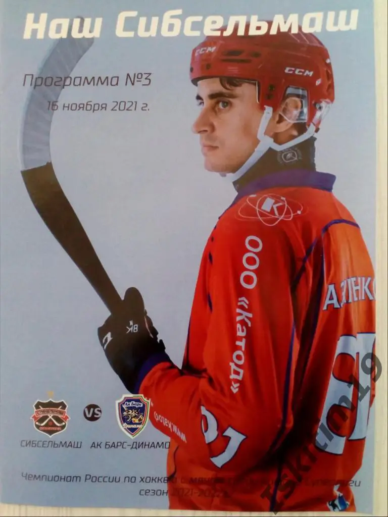 Суперлига. Сибсельмаш Новосибирск - Ак Барс-Динамо Казань. 16.11.2021