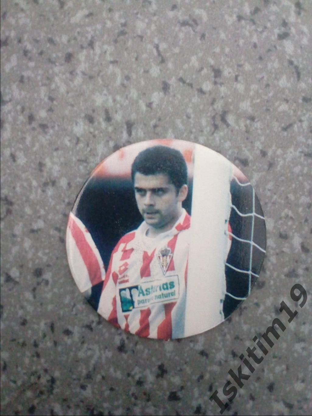 Фишка # 9 Arturo Артуро Sporting de Gijon футбол Испания