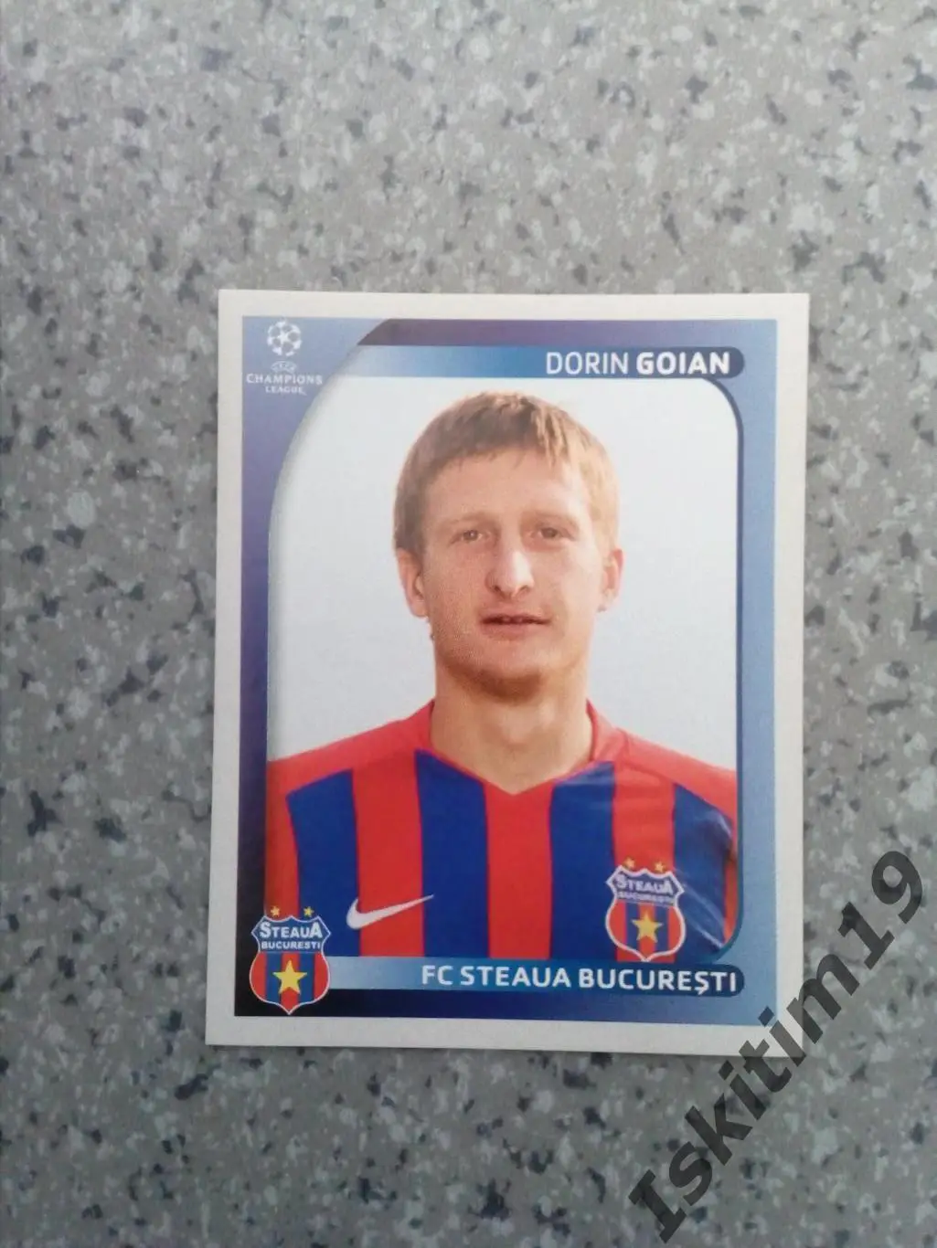 Наклейка PANINI Лига Чемпионов УЕФА 2008-2009 № 504 Dorin Goian Гоян