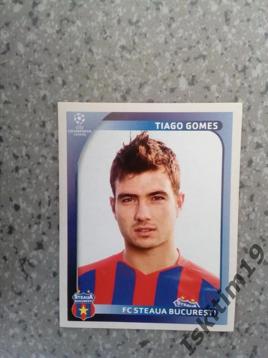 Наклейка PANINI Лига Чемпионов УЕФА 2008-2009 № 513 Tiago Gomes Гомеш