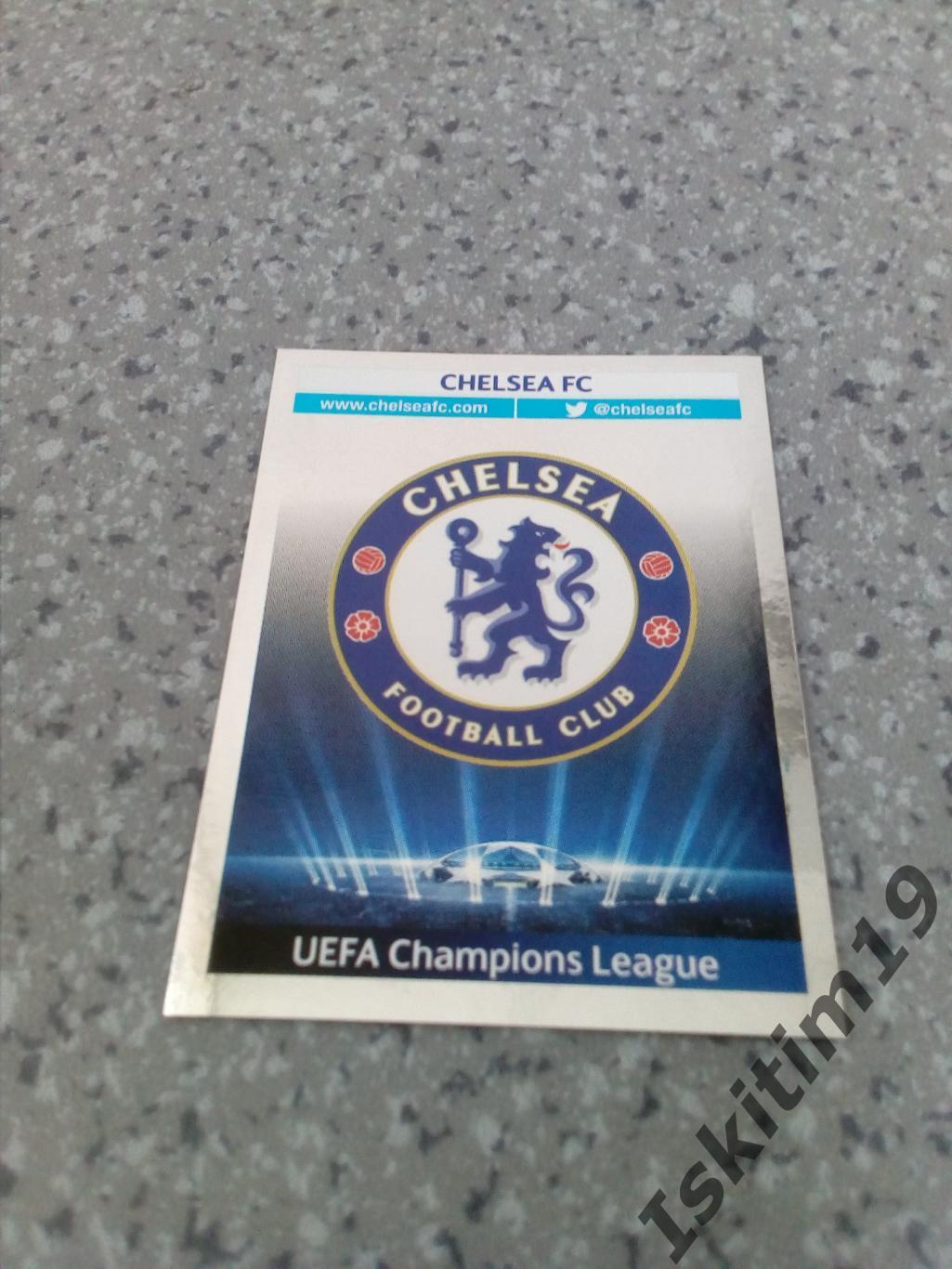 Наклейка PANINI Лига Чемпионов УЕФА 2013-2014 № 328 logo FC Chelsea Челси