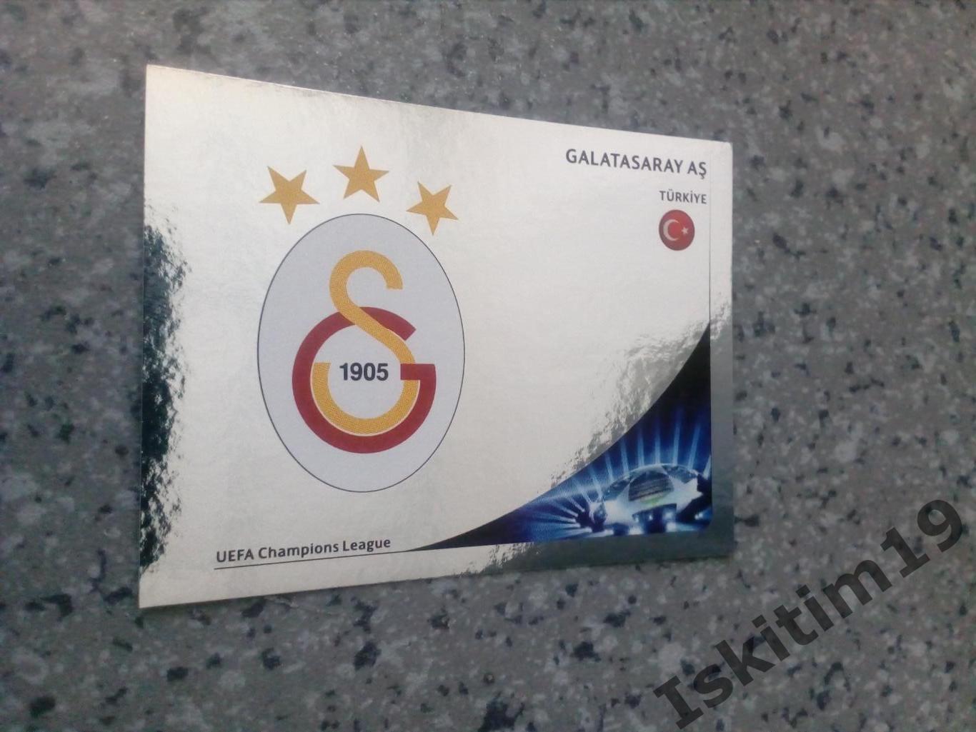 Наклейка PANINI Лига Чемпионов УЕФА 2012-2013 № 552 Galatasaray Галатасарай герб