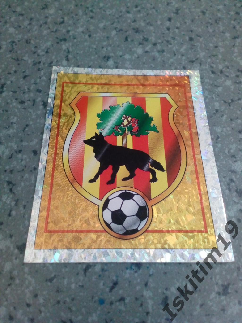 Наклейка MERLIN Calcio 1999-2000 № 178 Emblem Lecce Эмблема Лечче