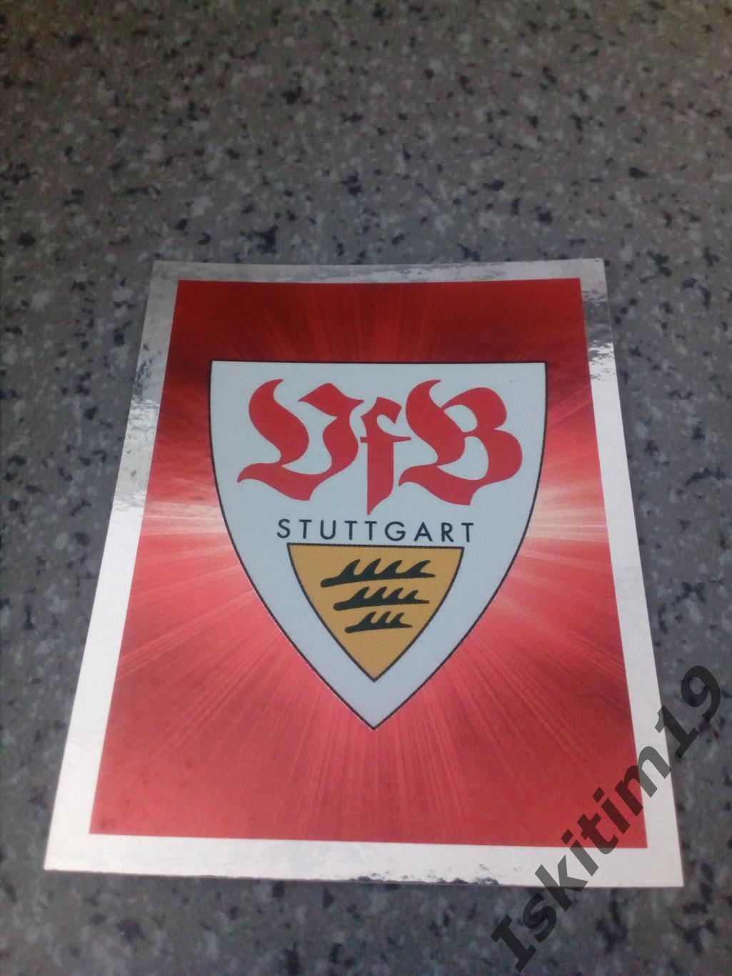 Наклейка TOPPS Бундеслига 2010-2011 № 382 VfB Stuttgart wappen Штутгарт герб