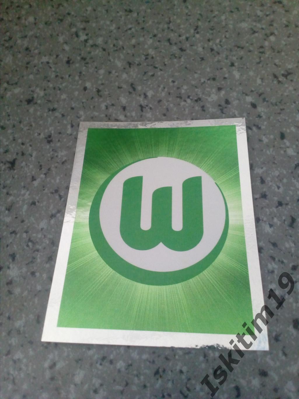 Наклейка TOPPS Бундеслига 2010-2011 № 403 VfL Wolfsburg wappen Вольфсбург герб