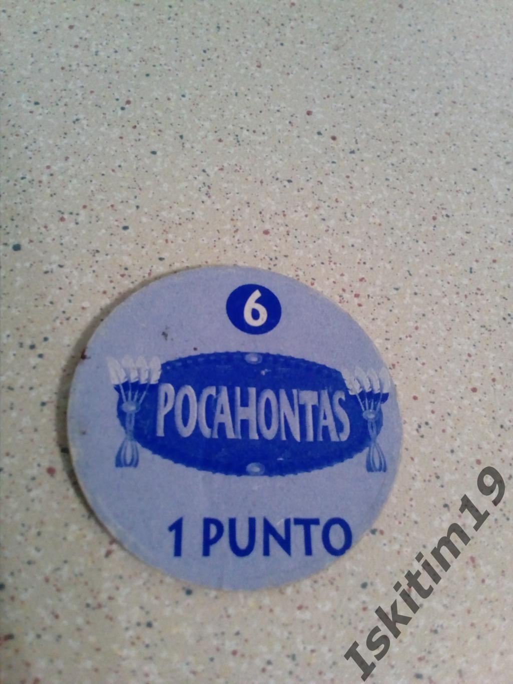 Фишка кэпс Pocahontas Покахонтас № 6 1