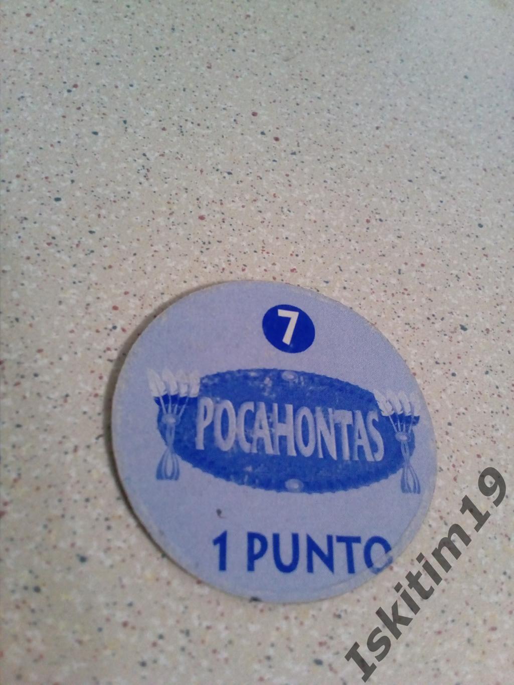 Фишка кэпс Pocahontas Покахонтас № 7 1