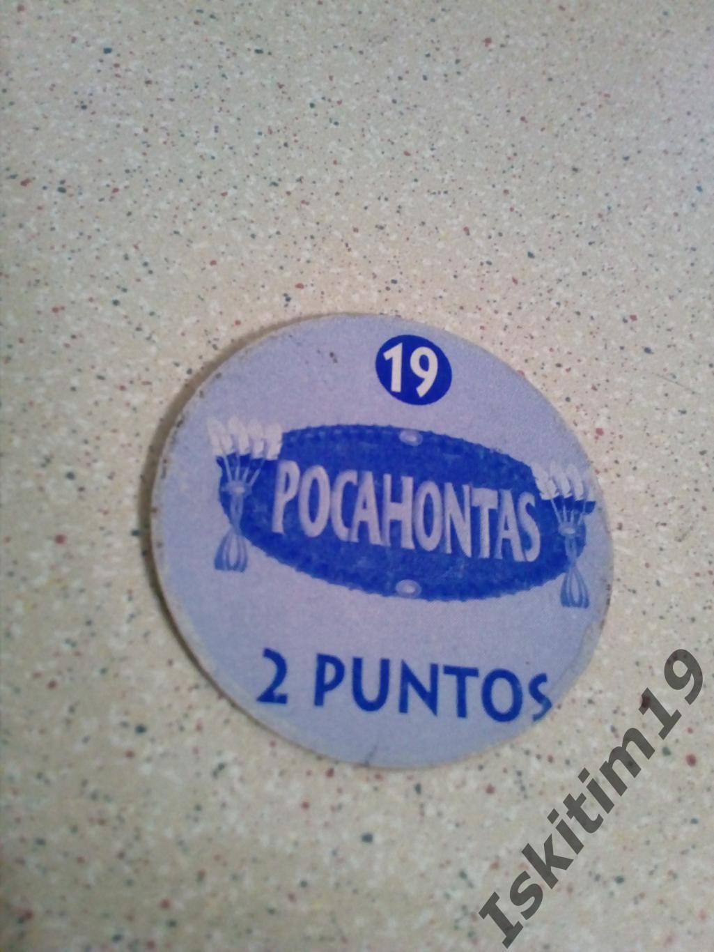 Фишка кэпс Pocahontas Покахонтас № 19 1