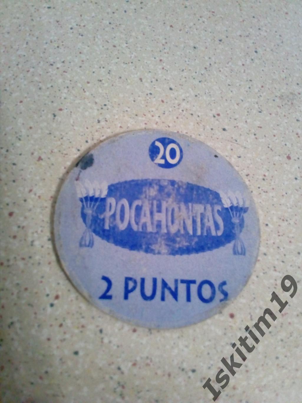Фишка кэпс Pocahontas Покахонтас № 20 1