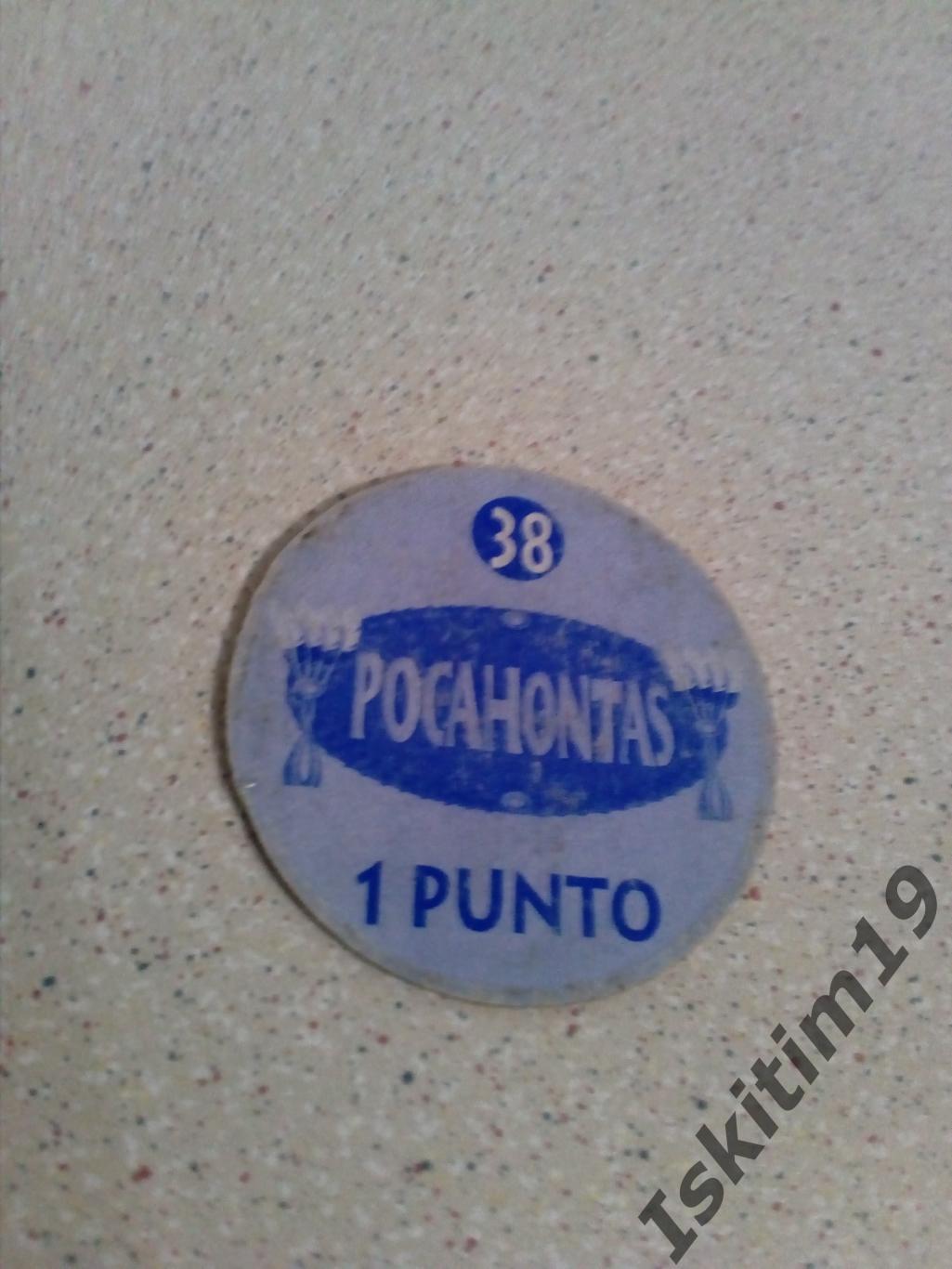 Фишка кэпс Pocahontas Покахонтас № 38 1