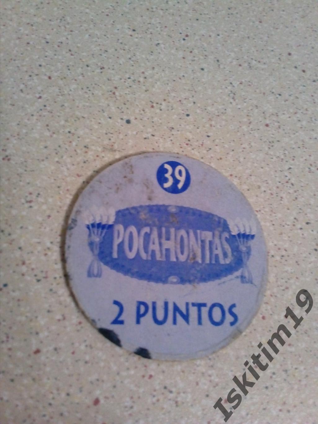 Фишка кэпс Pocahontas Покахонтас № 39 1