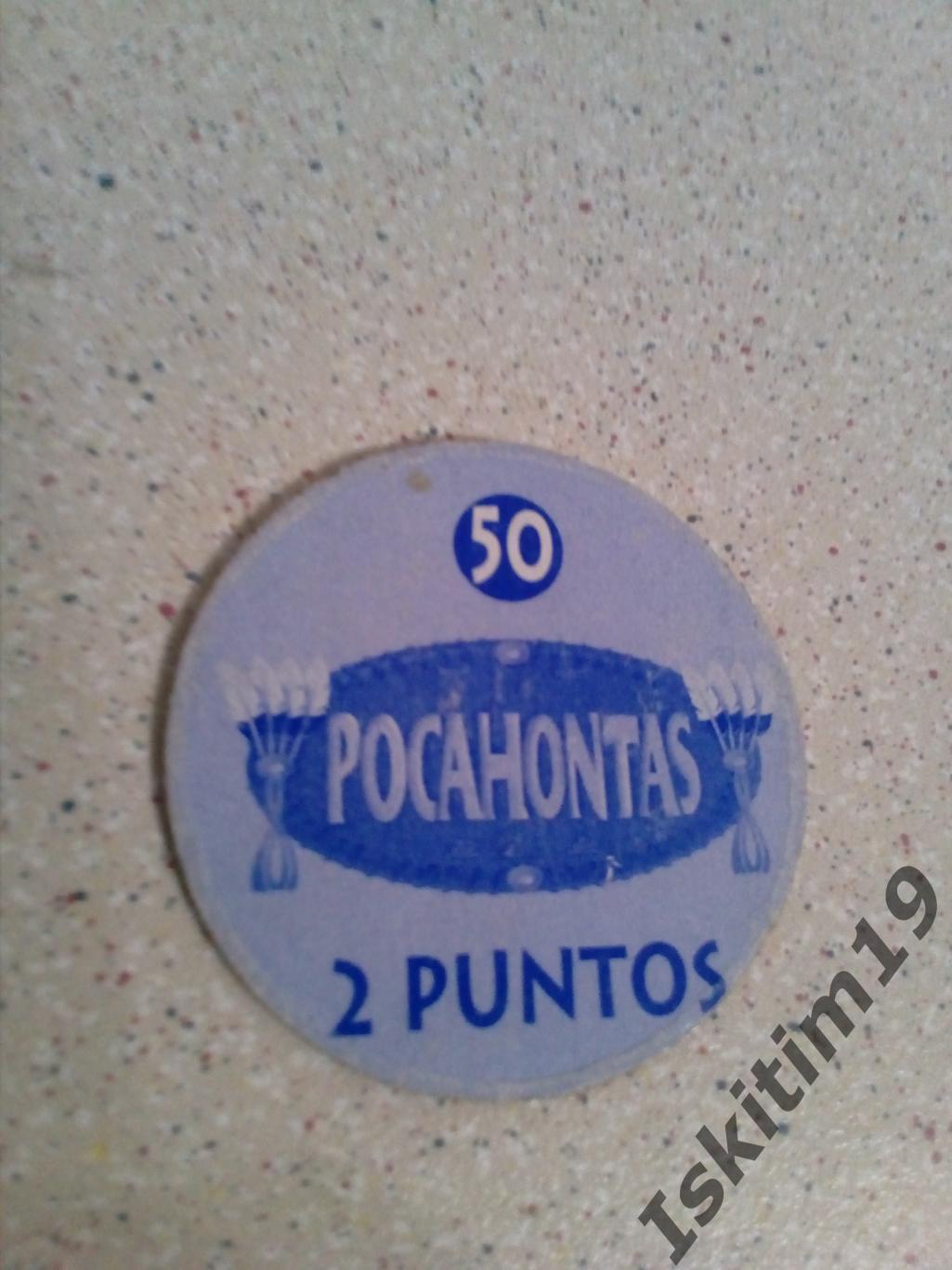 Фишка кэпс Pocahontas Покахонтас № 50 1