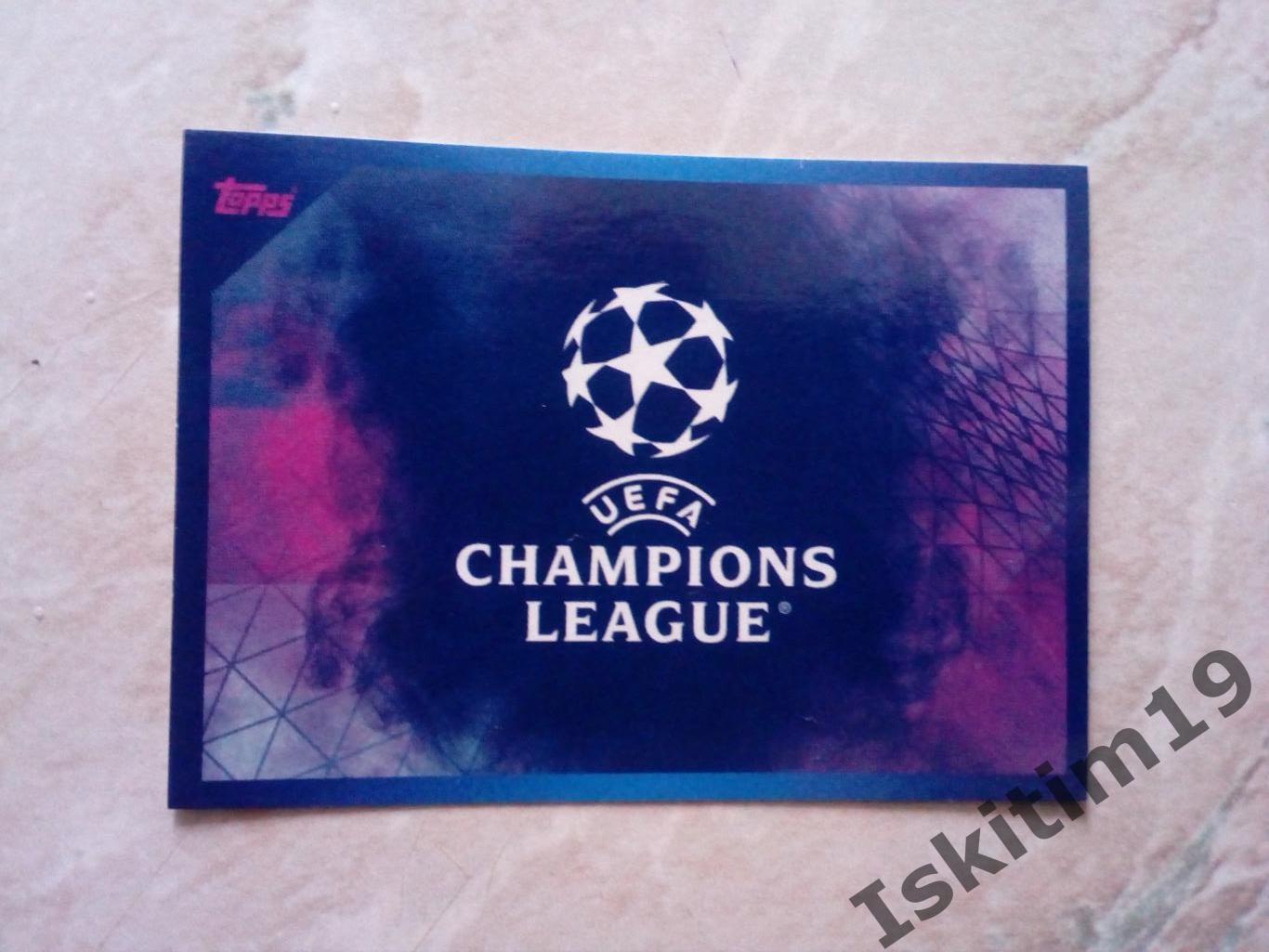 Наклейка TOPPS Лига Чемпионов УЕФА 2021-2022 № 2 Logo Логотип