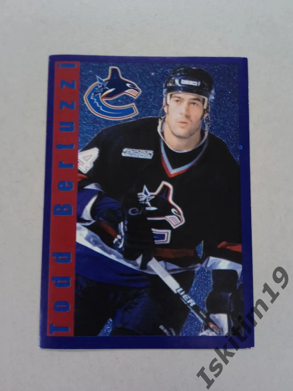 Наклейка PANINI NHL 2000-2001 # 211 Todd Bertuzzi Бертуцци