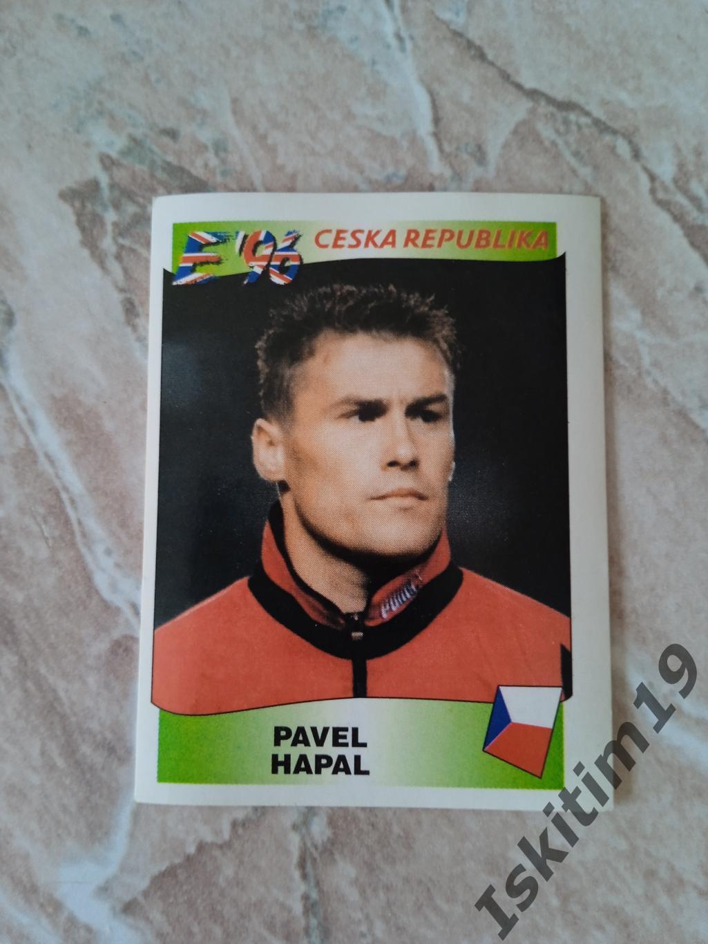 Наклейка PANINI Чемпионат Европы 1996 № 221 Hapal Гапал