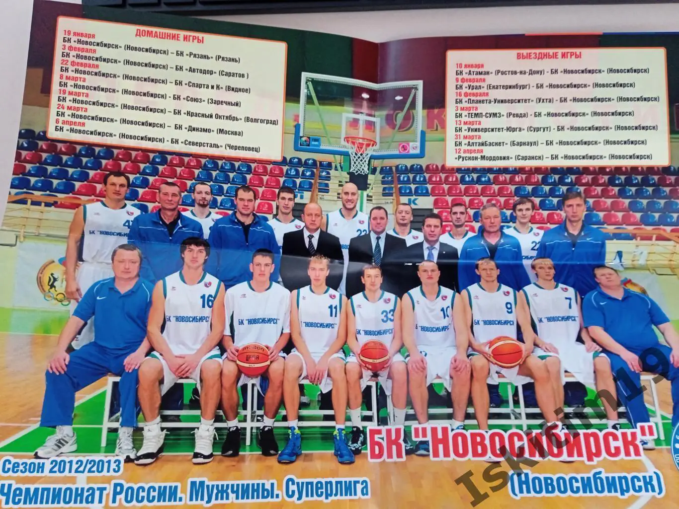 Суперлига. БК Новосибирск - Рускон-Мордовия Саранск. 05.01.2013 1
