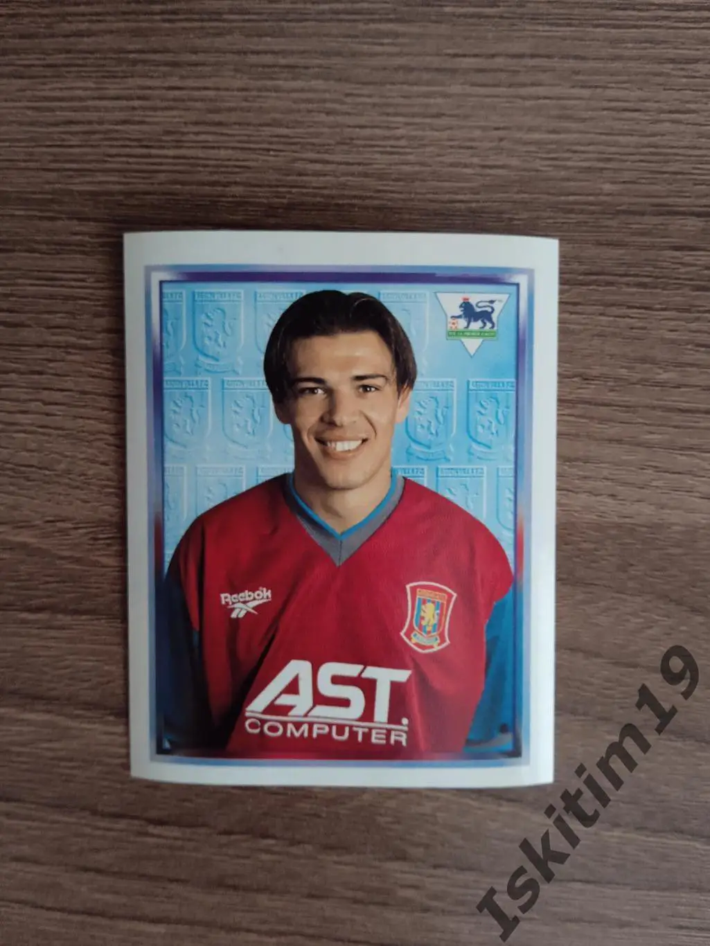 Наклейка MERLIN Английская Премьер-Лига 1997-1998 № 44 Milosevic Милошевич