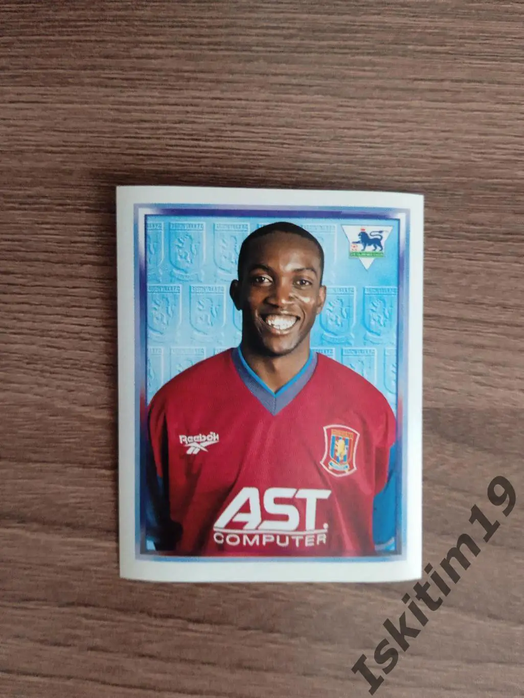 Наклейка MERLIN Английская Премьер-Лига 1997-1998 № 45 Yorke Йорк