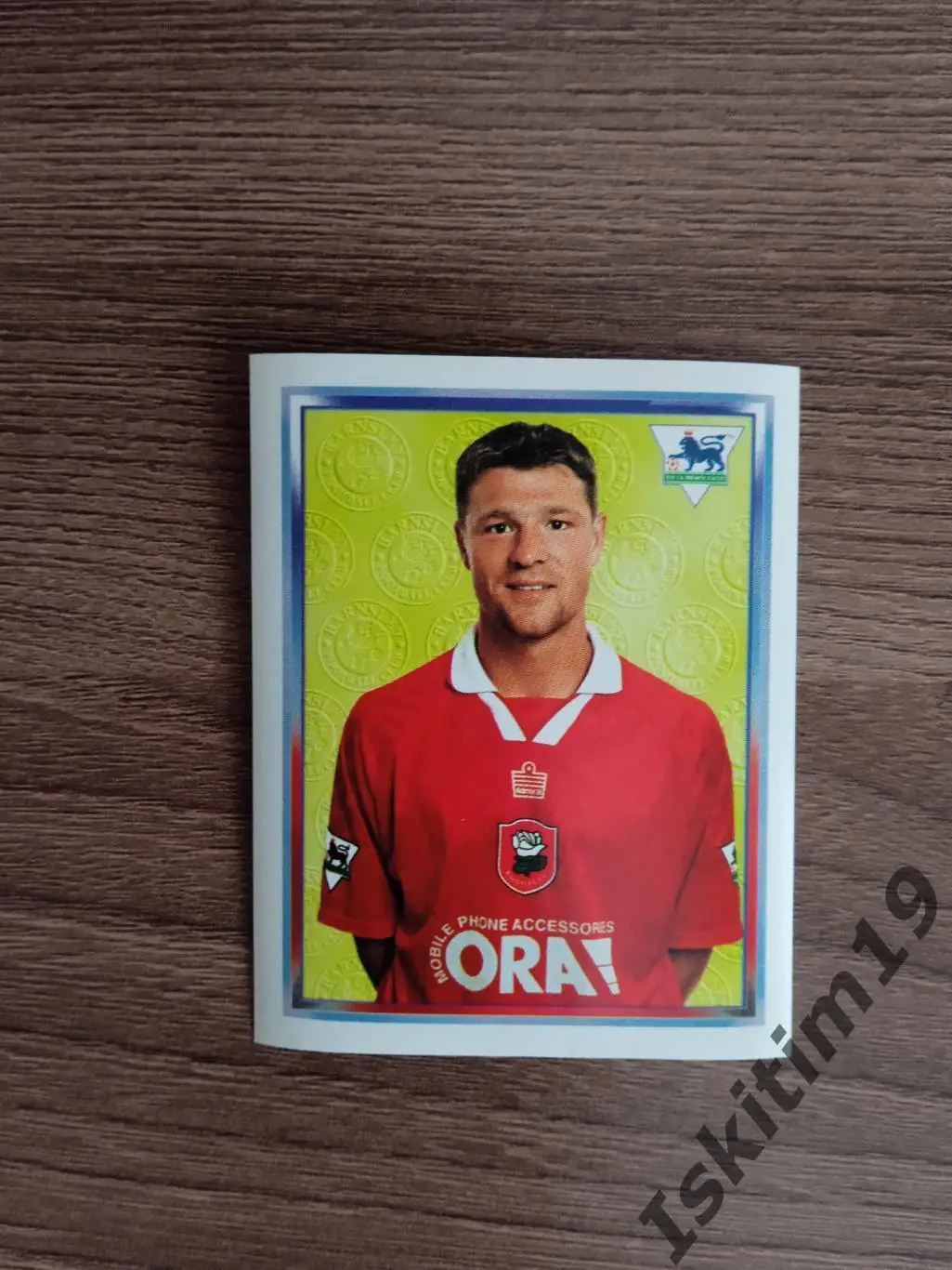 Наклейка MERLIN Английская Премьер-Лига 1997-1998 № 61 de Zeeuw де Зеув