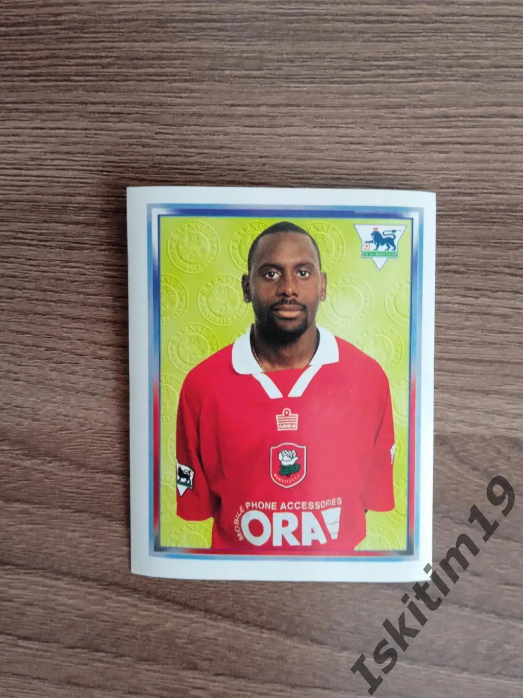 Наклейка MERLIN Английская Премьер-Лига 1997-1998 № 64 Marcelle Марсель